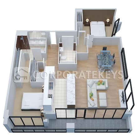 מלבורן Southbank Apartments Freshwater Place מראה חיצוני תמונה